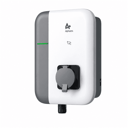 AlphaESS | SMILE-G3-EVCT11 | Three Phase EV Charger | 11 kW | 7 m | White/Grey – nuotrauka 1