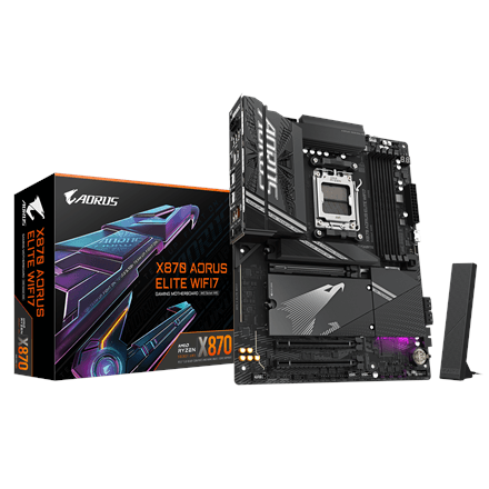 Gigabyte X870 AORUS ELITE WIFI7 · Processor family AMD · Processor socket AM5 – image 1