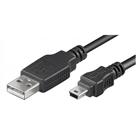 Logilink | USB MINI-B 5-pin 180 Cert 1.8m | USB-A to mini-USB Mini-USB B | USB A – image 1