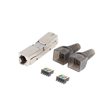 Lanberg 2X RJ45 CAT6A FTP Plug 8P8C Tool-less Adapter – nuotrauka 1