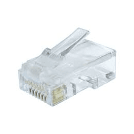 Cablexpert | Modular plug (adapter) 8P8C for solid CAT6 LAN cable, 10 pcs per bag – nuotrauka 1