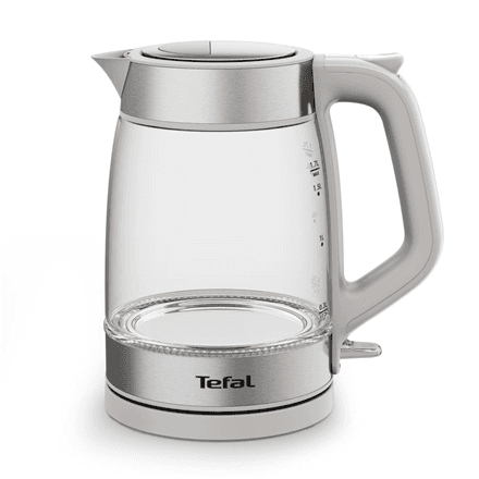 TEFAL Kettle | KI605B30 | 2200 W | Electric | 1.7 L | Glass | 360° rotational base | Grey – image 1