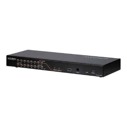 Aten | 2-Console 16-Port Cat 5 KVM Switch with Daisy-Chain Port | KH2516A – nuotrauka 1