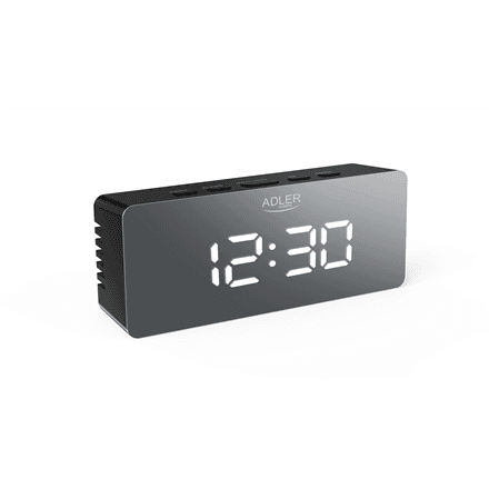 Adler | Alarm Clock | AD 1189B | Alarm function | Black – image 1