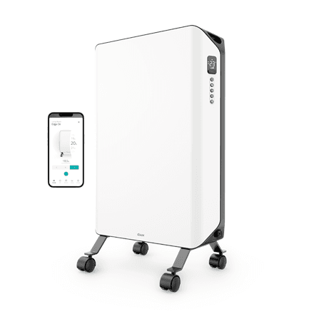 Duux Edge Oil Heater | Oil Heater | 2000 W | Suitable for rooms up to 20 m² | White – nuotrauka 1