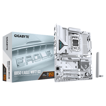 Gigabyte B850 EAGLE WF7 ICE · Processor family AMD · Processor socket AM5 – nuotrauka 1