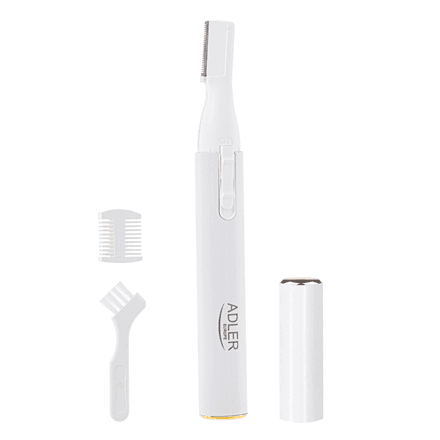 Adler | Eyebrow Trimmer | AD 2934w | Eyebrow Trimmer | Pearl White – nuotrauka 1