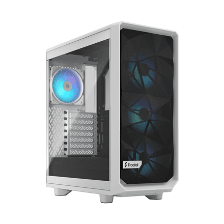 Fractal Design | Meshify 2 Compact RGB | Side window | White TG Clear | Mid-Tower | ATX – image 1