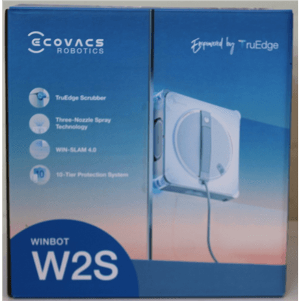 SALE OUT. | Ecovacs Window Cleaning Robot | WINBOT W2S | Corded | 8000 Pa | White | DEMO – nuotrauka 1